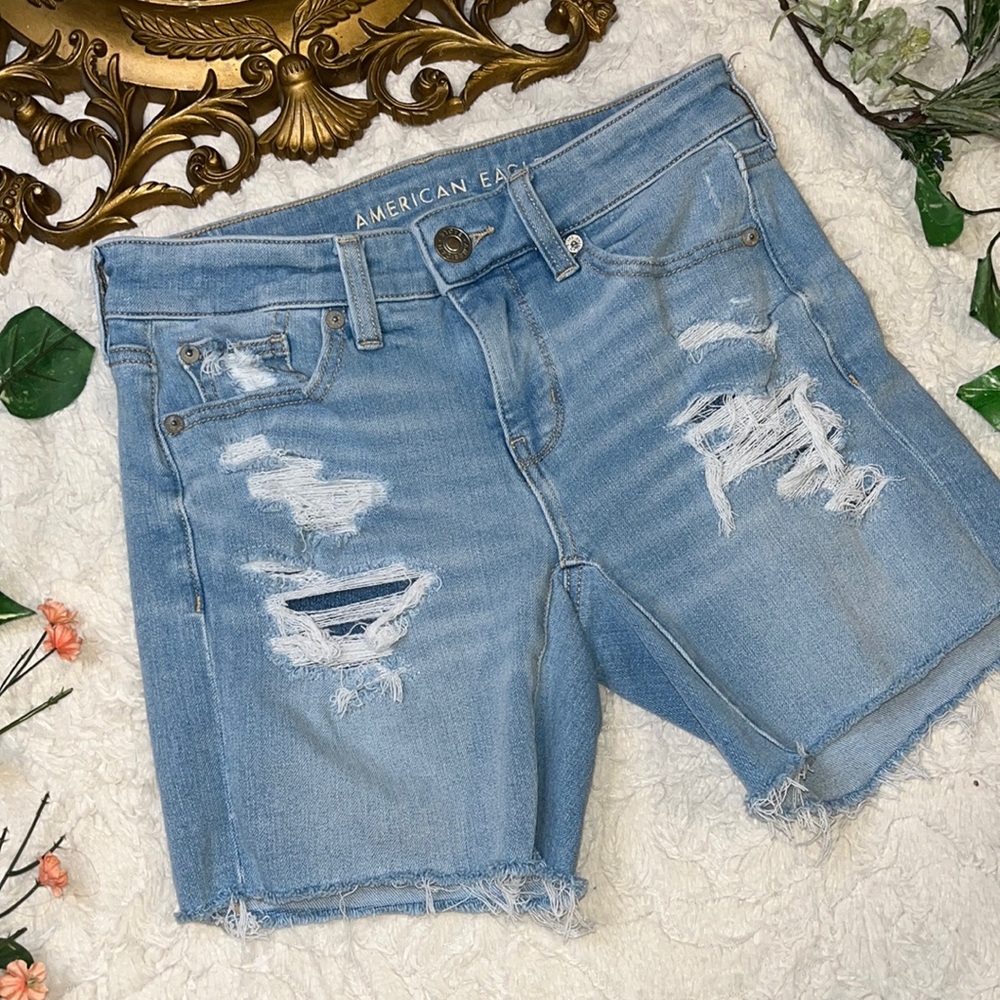 American Eagle MIDI Jean Shorts